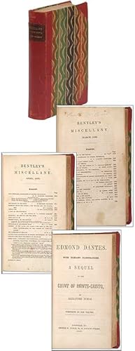 Bild des Verkufers fr Bentley's Miscellany (March, April, May, 1839) [Bound with] Edmond Dantes and Ellen Wareham zum Verkauf von Between the Covers-Rare Books, Inc. ABAA