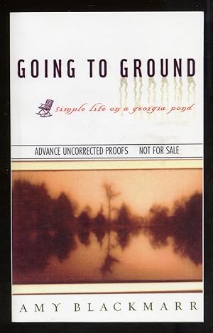 Seller image for Going to Ground for sale by Between the Covers-Rare Books, Inc. ABAA