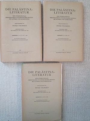 Die Palästina-Literatur : eine internationale Bibliographie .,. Sechster Band : Die Literatur der...