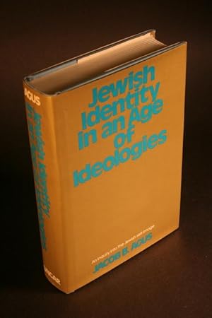 Seller image for Jewish identity in an age of ideologies. for sale by Steven Wolfe Books