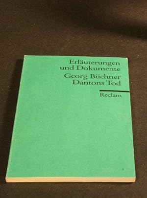 Immagine del venditore per Erluterungen und Dokumente. George Bchner: Dantons Tod. hrsg. von Josef Jansen venduto da Steven Wolfe Books