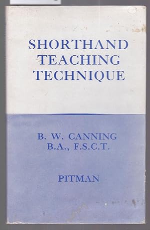 Seller image for Shorthand Teaching Technique for sale by Laura Books
