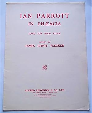 Image du vendeur pour In Phaeacia: Song for High Voice (Sheet Music) mis en vente par Bloomsbury Books