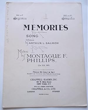 Immagine del venditore per Memories Song (Sheet Music) venduto da Bloomsbury Books