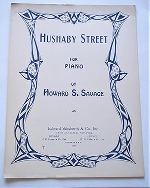 Hushaby Street: For Piano (Sheet Music)