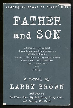 Seller image for Father and Son for sale by Between the Covers-Rare Books, Inc. ABAA