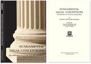 Immagine del venditore per Fundamental Legal Conceptions as Applied in Judicial Reasoning. venduto da The Lawbook Exchange, Ltd., ABAA  ILAB