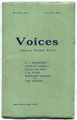 Bild des Verkufers fr Voices - Number One, January 1919 zum Verkauf von Between the Covers-Rare Books, Inc. ABAA