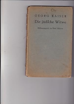 Seller image for Die Judische witwe: Buhnenspiel in Funf Akten for sale by Meir Turner