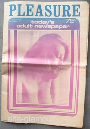 Immagine del venditore per PLEASURE; Today's Adult Newspaper Vol. 2, No. 01 1970 venduto da Alta-Glamour Inc.