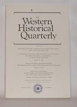 The Western Historical Quarterly Volume XXVI, - Number 2 - May, 1991