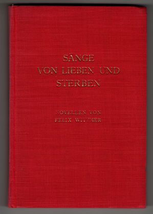 Imagen del vendedor de Snge von Lieben und Sterben : Novellen. a la venta por Antiquariat Peda