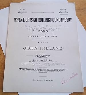 Seller image for When Lights Go Rolling Round the Sky: Song (Sheet Music) for sale by Bloomsbury Books