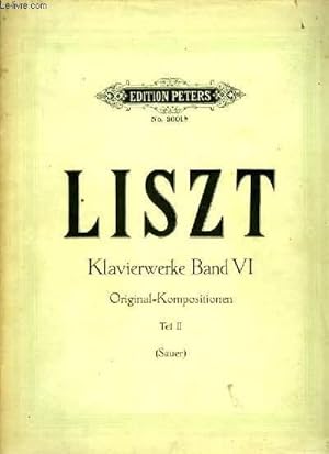 Bild des Verkufers fr LISZT - KLAVIERWERKE BAND VI zum Verkauf von Le-Livre