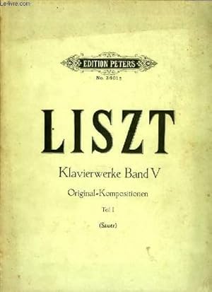 Bild des Verkufers fr LISZT - KLAVIERWERKE BAND V zum Verkauf von Le-Livre