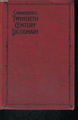 Seller image for CHAMBERS'S TWENTIETH CENTURY DICTIONARY OF THE ENGLISH LANGUAGE for sale by Le-Livre