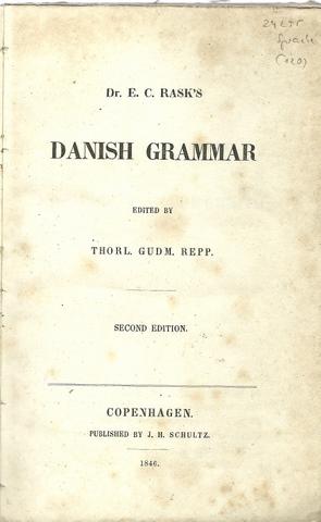 Seller image for Dr. E.C. Rask's Danish grammar for sale by ANTIQUARIAT H. EPPLER