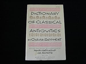 Seller image for Dictionary of Classical Antiquities for sale by HERB RIESSEN-RARE BOOKS