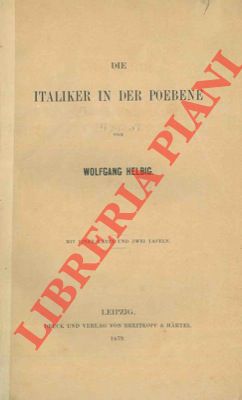 Bild des Verkufers fr Die Italike in der Poebene. zum Verkauf von Libreria Piani