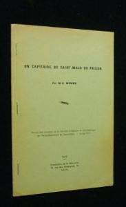 Imagen del vendedor de Un capitaine de Saint-Malo en prison a la venta por Abraxas-libris