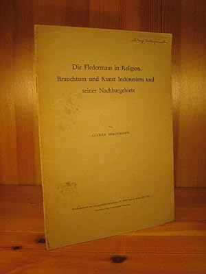 Imagen del vendedor de Die Fledermaus in Religion, Brauchtum und Kunst Indonesiens und seiner Nachbargebiete (Sonderdruck aus "Geographica Helvetica", IV, 1949, H. 4, S. 235 - 242). a la venta por Das Konversations-Lexikon