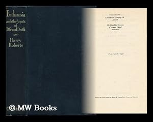 Immagine del venditore per Euthanasia, and Other Aspects of Life and Death / by Harry Roberts venduto da MW Books