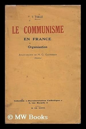 Imagen del vendedor de Le Communisme En France a la venta por MW Books