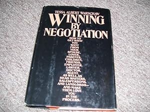 Imagen del vendedor de Winning By Negotiation [Hardcover] by Warsschaw; No Illustrations a la venta por Cheryl's Books