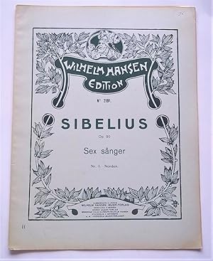 Imagen del vendedor de Sex Sanger Op. 90 Nr. 1: Norden (Der Norden) (Wilhelm Hansen Edition No. 2191) (Sheet Music) a la venta por Bloomsbury Books