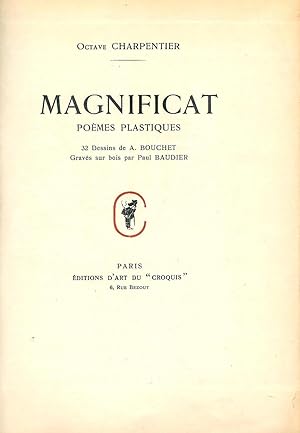 Bild des Verkufers fr Magnificat. Pomes plastiques. zum Verkauf von Bouquinerie Aurore (SLAM-ILAB)