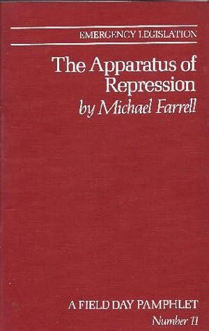 Imagen del vendedor de Emergency Legislation The Apparatus of Repression. a la venta por Saintfield Antiques & Fine Books