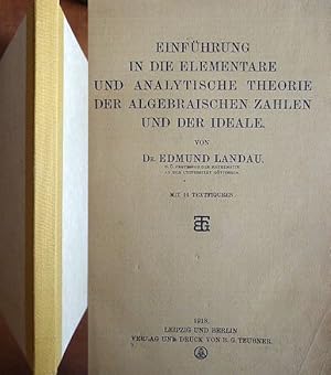 Einführung in die elementare und analytische Theorie der algebraischen Zahlen und der Ideale.