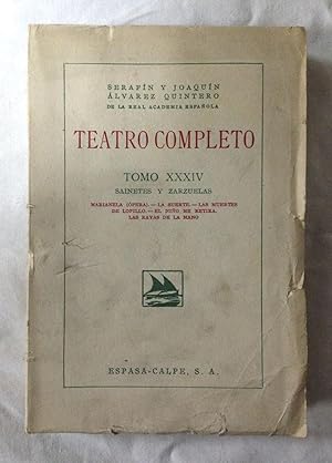 SAINETES Y ZARZUELAS: Marianela (Ópera). - La suerte. - Las muertes de Lopillo. - El niño me reti...