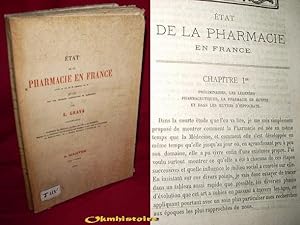 État de la pharmacie en France avant la loi du 21 germinal an XI : étude sur une ancienne corpora...