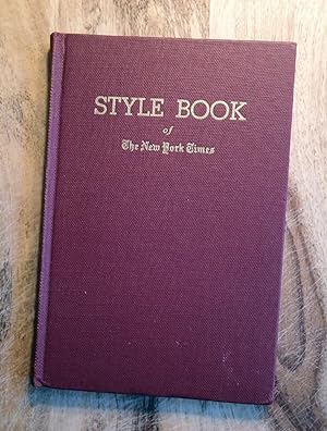 Seller image for STYLE BOOK OF THE NEW YORK TIMES (Revised Edition) for sale by 100POCKETS