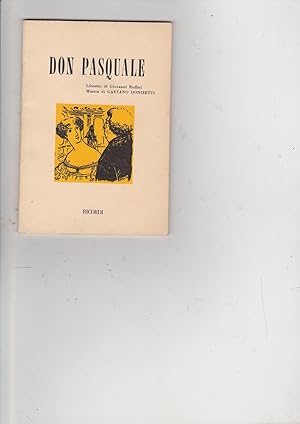 Image du vendeur pour Don Pasquale [Libretto] mis en vente par Meir Turner