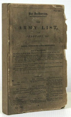 Immagine del venditore per The Army List, for February, 1857. Rank, Honours and Rewards venduto da Bow Windows Bookshop (ABA, ILAB)