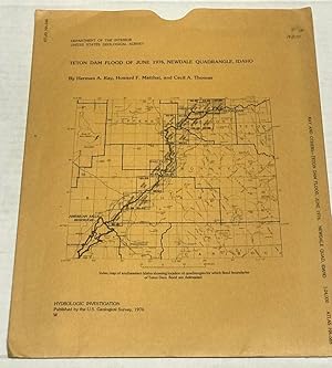 Seller image for [Map of] Teton Dam Flood of June 1976, Newdale Quadrangle, Idaho for sale by Clausen Books, RMABA