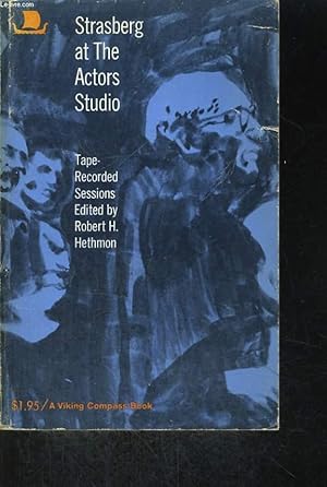 Seller image for STRASBERG AT THE ACTORS STUDIO, TAPE RECORDED SESSIONS for sale by Le-Livre