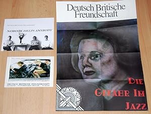 Seller image for Deutsch Britische Freundschaft [Poster and Two Private View Cards] for sale by Springhead Books