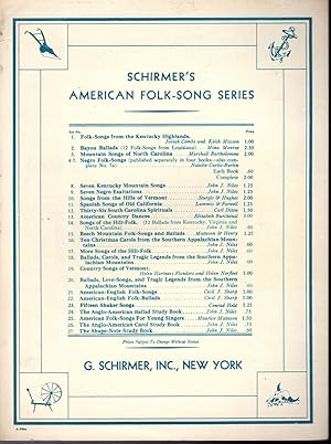 Seller image for I Wonder as I Wander": Appalachian Carol for Voice and Piano (Sheet Music) for sale by Dorley House Books, Inc.