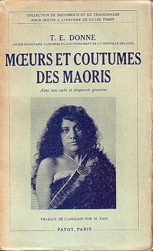 Image du vendeur pour MOEURS ET COUTUMES DES MAORIS mis en vente par Jean-Louis Boglio Maritime Books