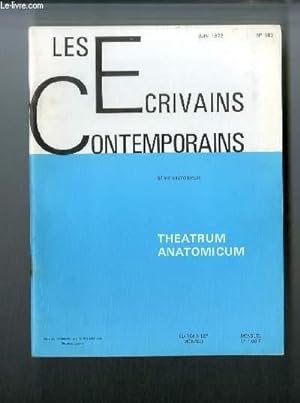 Bild des Verkufers fr Les crivains contemporains Srie historique n 183 - Theatrum anatomicum par le Dr H.S. Glasscheib zum Verkauf von Le-Livre