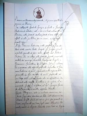 " Regno d'Italia, Documento legale manoscritto Modica 14 Gennaio 1940"