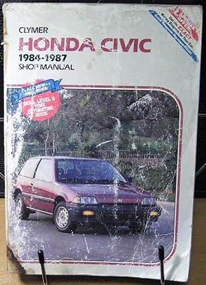 Image du vendeur pour Honda Civic, 1984-1987: Shop Manual mis en vente par Phyllis35