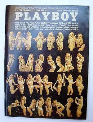 Bild des Verkufers fr Playboy Magazine Vol 20 n 03 march 1973 zum Verkauf von La Social. Galera y Libros