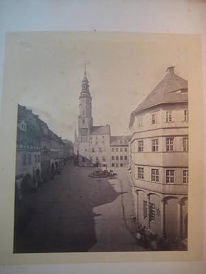 Görlitz Altstadt mit Kirche und Bürgerhäusern