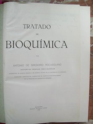 Bild des Verkufers fr TRATADO DE BIOQUMICA zum Verkauf von Itziar Arranz Libros & Dribaslibros