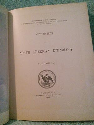 Contributions to North American Ethnology, Volume IV