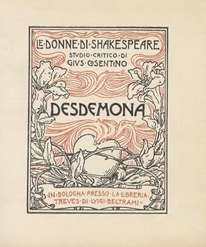Desdemona. Studio di Giuseppe Cosentino. Disegni di Alfredo Baruffi.
